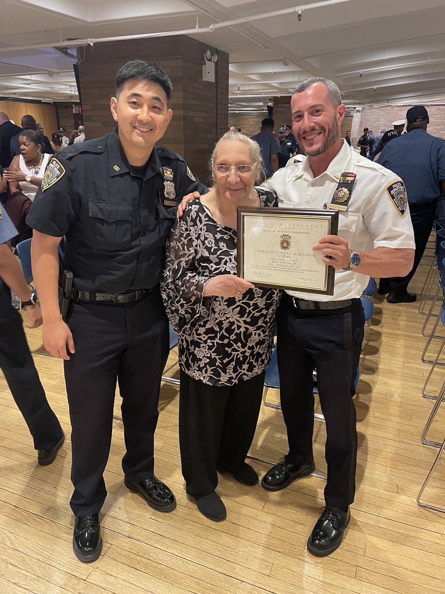 NYPD66Pct's tweet photo. 🎉 A huge congratulations to Auxiliary Inspector & Police Administrative Aide Rose on her 40th year of dedicated service! Your unwavering commitment and exceptional work have been invaluable. Here’s to many more years of excellence! 👏 #ServiceMilestone #longevity https://t.co/FLT50PDEkd