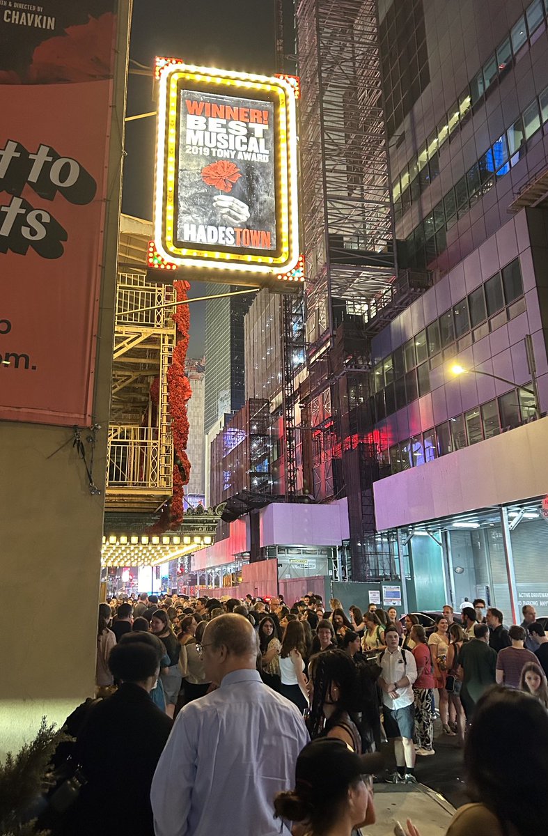 I’m not crying! You’re crying! #hadestown