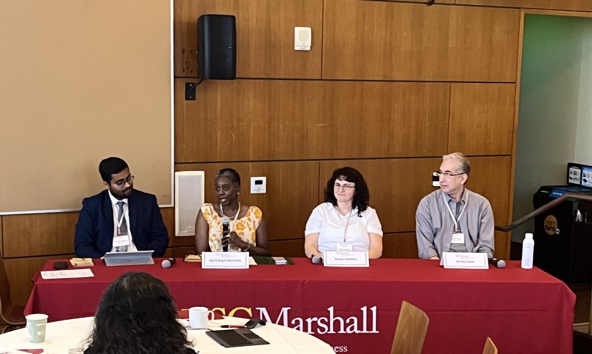 April Boyd-Noronha (@secawaremanager) on Twitter photo Governance and policy ✍🏾 in emerging tech 🥽 never ends! Honored to be a leading voice 🎤 while representing @XRSI! Outreach & engagement on panels help fuel my passion & purpose ❤️ for peers, aspiring technologists & community members at <a href="/USCMarshall/">USC Marshall School of Business</a> #XRSI #governance #policy Governance and policy ✍🏾 in emerging tech 🥽 never ends! Honored to be a leading voice 🎤 while representing @XRSI! Outreach & engagement on panels help fuel my passion & purpose ❤️ for peers, aspiring technologists & community members at <a href="/USCMarshall/">USC Marshall School of Business</a> #XRSI #governance #policy
