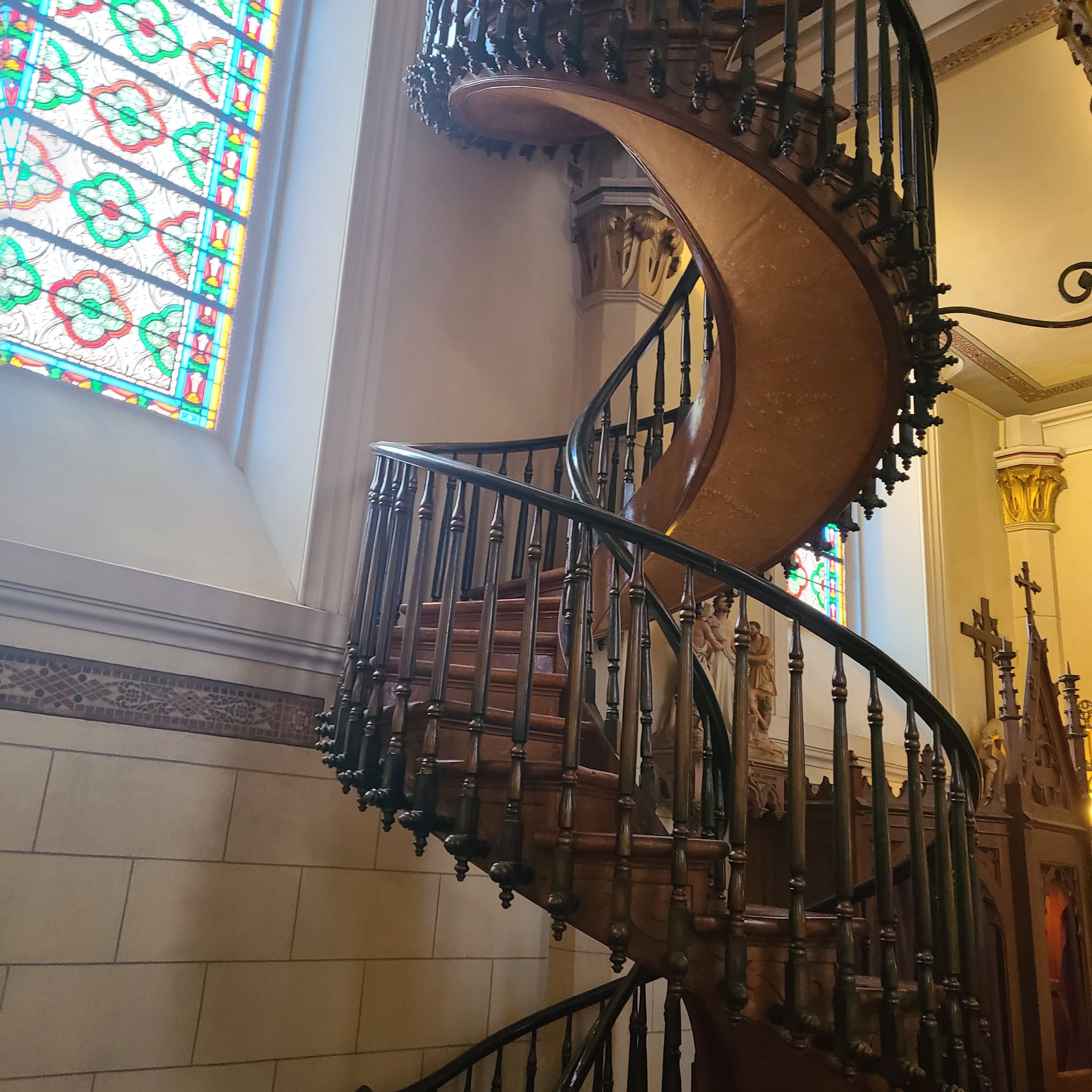 Spiral Staircase Santa Fe The Spiral Staircase In Loretto Chapel,
