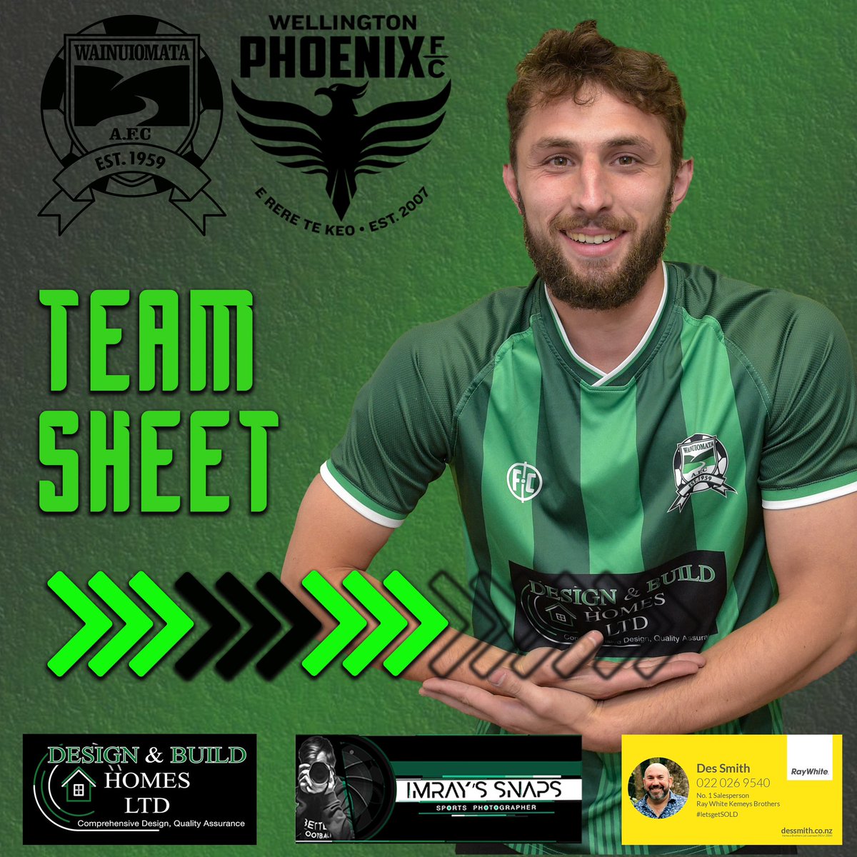 WainuiomataAfc's tweet image. Todays team against @WgtnPhoenixAcad 😎💚🖤

#CAP1