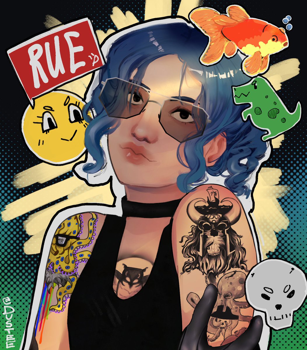 It's Rue!! :D It's my first time drawing her so I hope you guys like it! 💙

#nopixel
