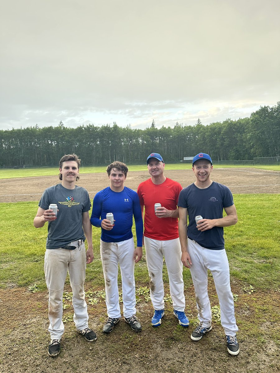 Rain didn’t slow down <a href="/JesseSchill1/">Jesse Schill</a> tonight, complete game! Cubs end the dry streak!