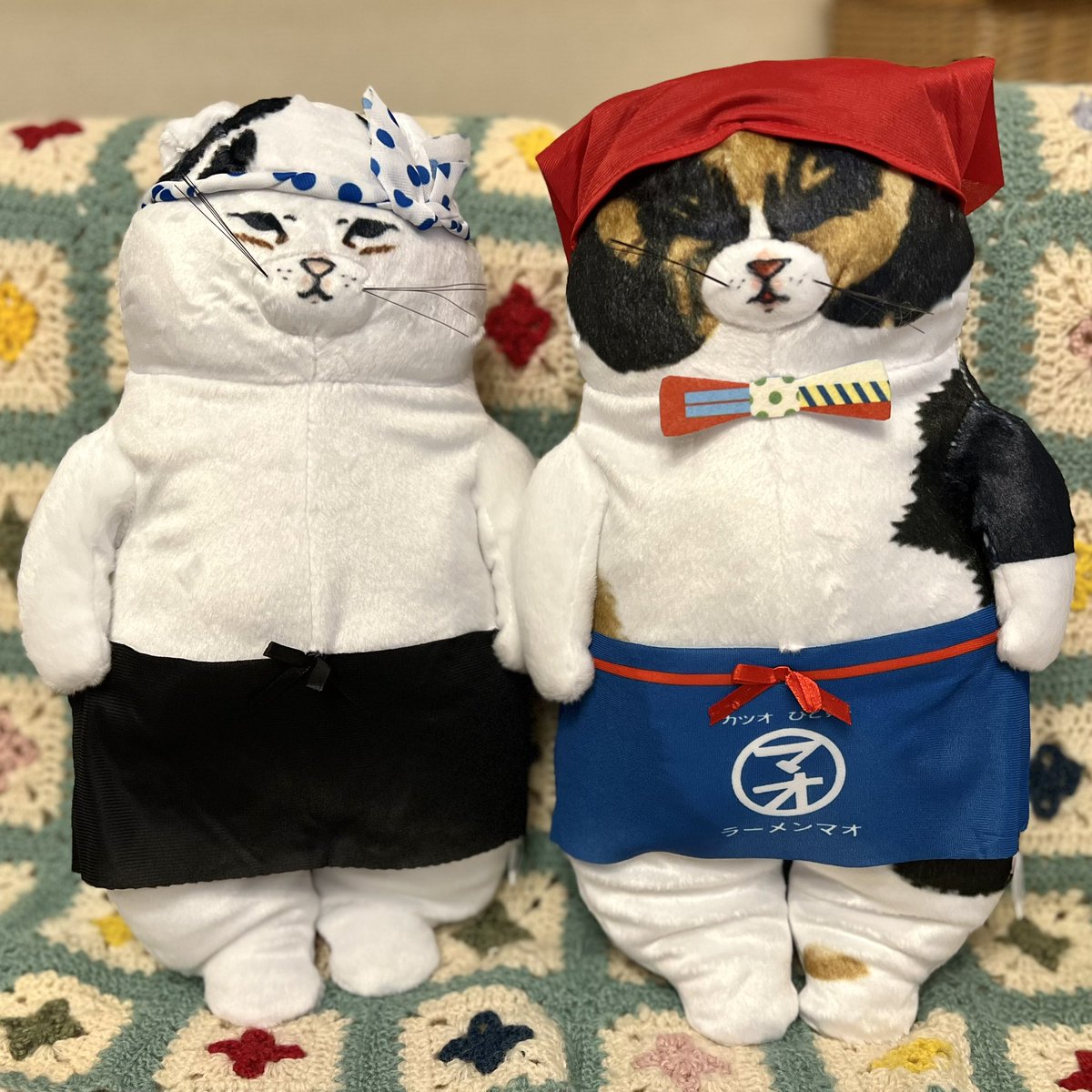 可愛い店主たちがやってきた😻 へいらっしゃい🍣🍜 サンプラザ