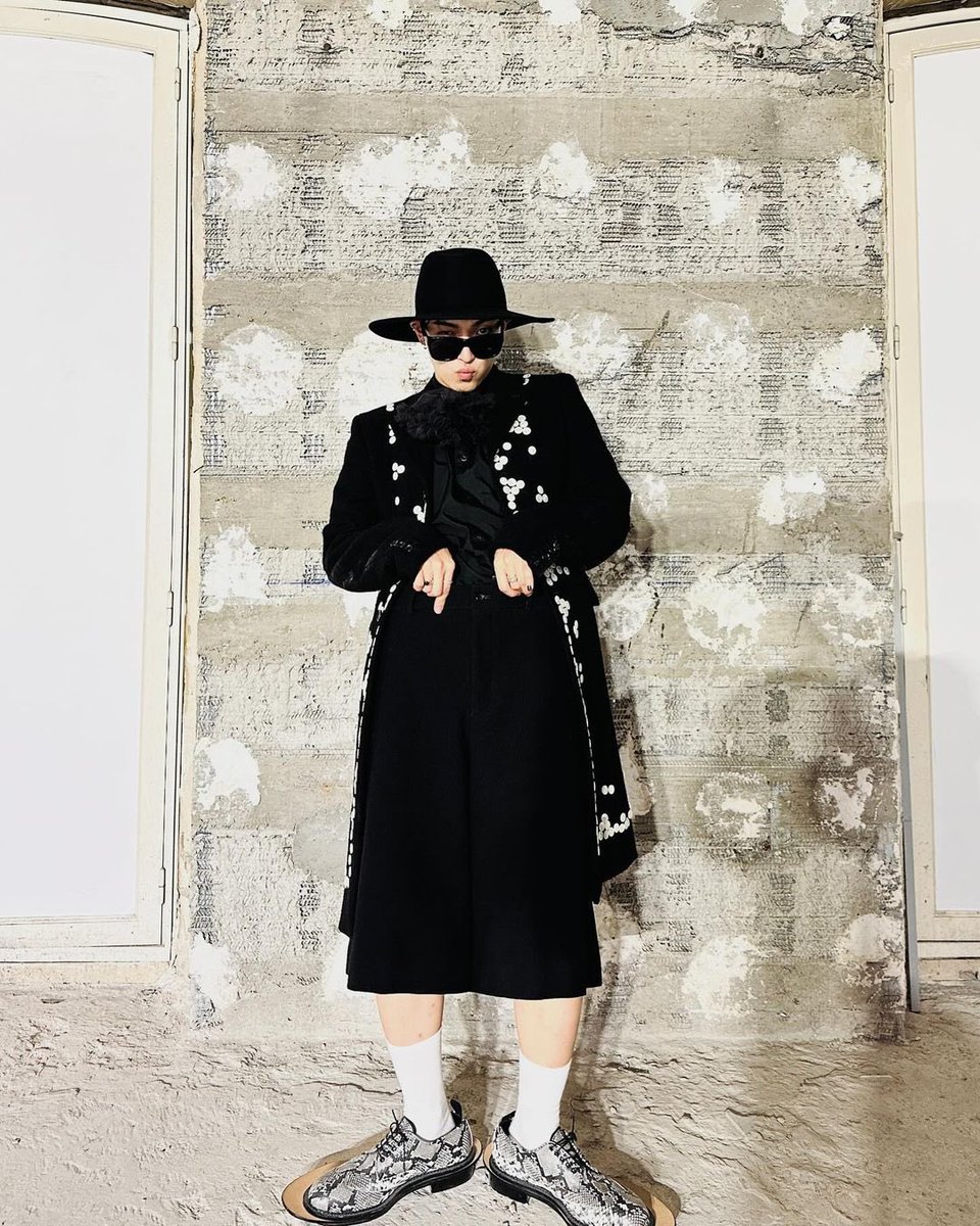 platformprteam's tweet photo. HONGJOONG of @ATEEZofficial attends the @COMMEGARCONS Hommes Plus SS25 Show 

#HONGJOONG #홍중 #ATEEZ #에이티즈 #COMMEdesGARCONS #CDGSS25
#HONGJOONGxCOMMEDESGARCONS https://t.co/dbkA4elnLR