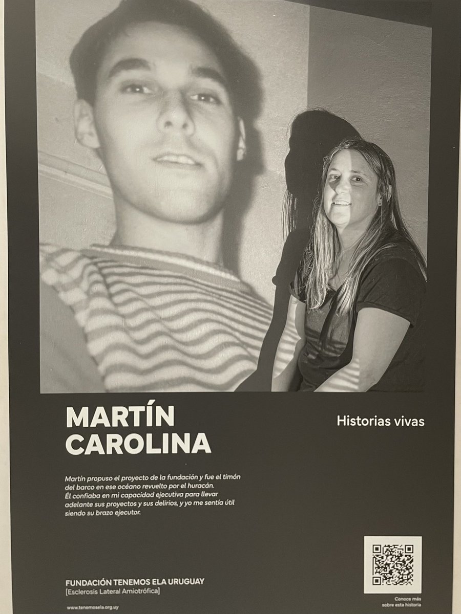 • Muestra fotográfica < Historias Vivas > Se trata de una serie a cargo del fotógrafo Pablo Bielli Rovés, que refleja el vínculo entre personas con ELA y sus seres queridos. 

Un vínculo que los transformó, que dejó aprendizajes y nuevas miradas sobre la vida.