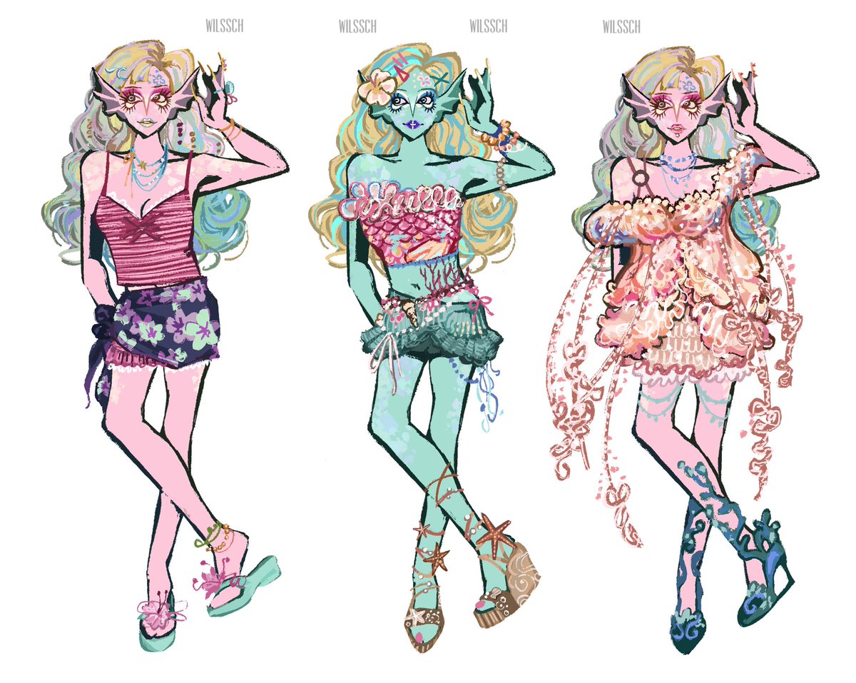 lagoona blue fashion designs #monsterhigh