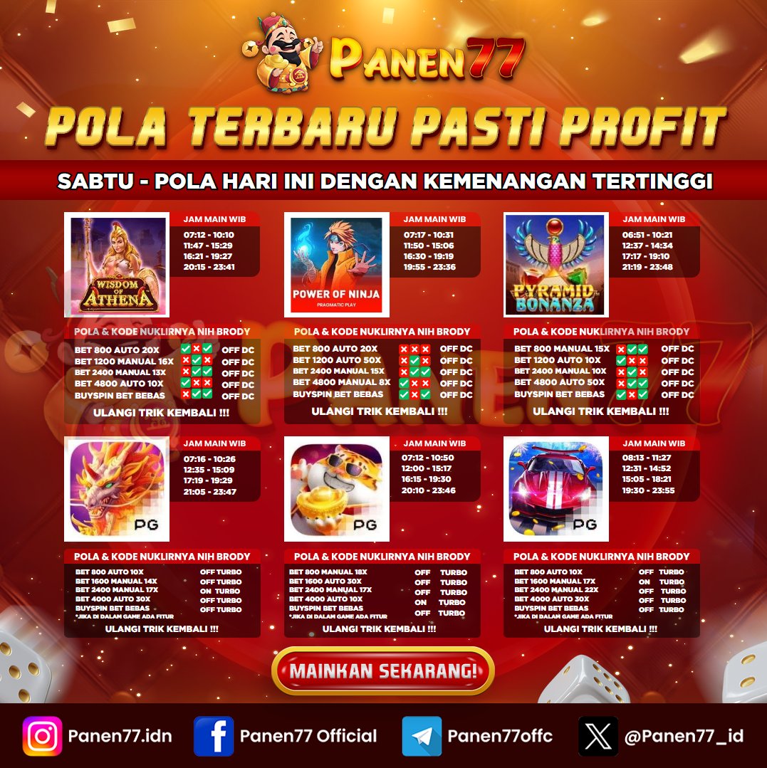 pdate p0l4 g4mennya Boss‼️   Terbaru dan pasti menang pake p0l4 ini. GASS KLIK LINK DIBIO📷 

#panen77 #gamen #panen77gamen #Viralvideo #HJokoWidodo #Marshel #jumatcurhat #LOEWE #Solaria #40M #YGTAKELEGALACTION