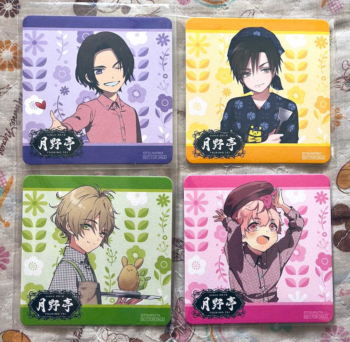 sea_firefly11's tweet photo. 【交換】TSUKIPRO SHOP 2024 ツキプロショップ COT部 特典 コースター 月野亭
2F

譲:孝明、宗司、春、恋
求:夜1決まり次第葵1>新1

※宗司と恋は推しですが希望数揃った為

6/23時間により有楽町or銀座or別日横浜or桜木町orみなとみらいorJR品川駅改札内orJR川崎駅改札内手渡しor郵送交換可能です。 https://t.co/OwlFMuzjVA