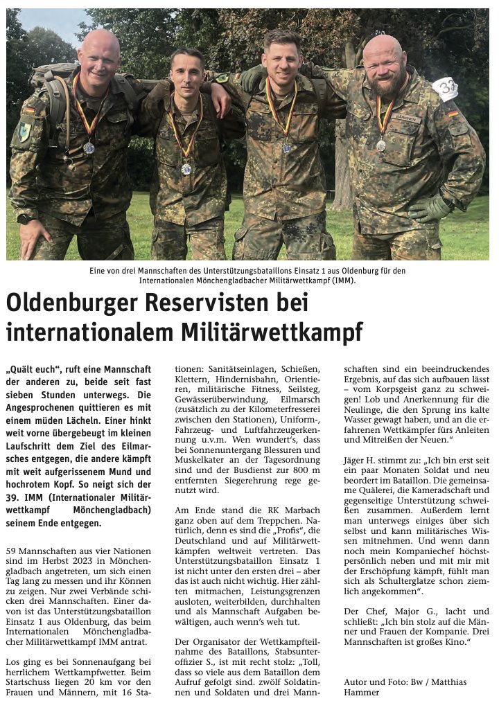 Oldenburger Jaeger e.V. (@OldenburgerJg) / Posts / X