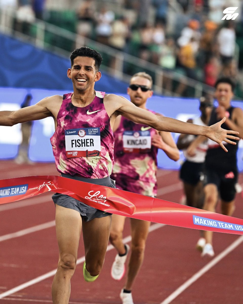 THEY’RE GOING TO PARIS 🇺🇸🇺🇸🇺🇸

<a href="/Phresh_Fish/">Grant Fisher</a> made a decisive move with just over 2 laps left to take the win in the 10,000m at the Olympic Trials in 27:49.47 and punch his ticket to Paris! It’s the American record holder’s first win at the distance at a US Championship/Olympic