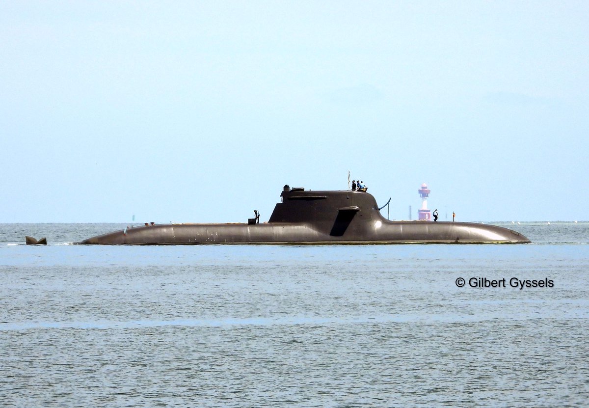 WarshipCam's tweet image. German Navy Type 212 attack submarine S186 (U36) in Kiel, Germany - June 20, 2024 #u36 #s186

SRC: TW-@GGYSSELSSHIPS