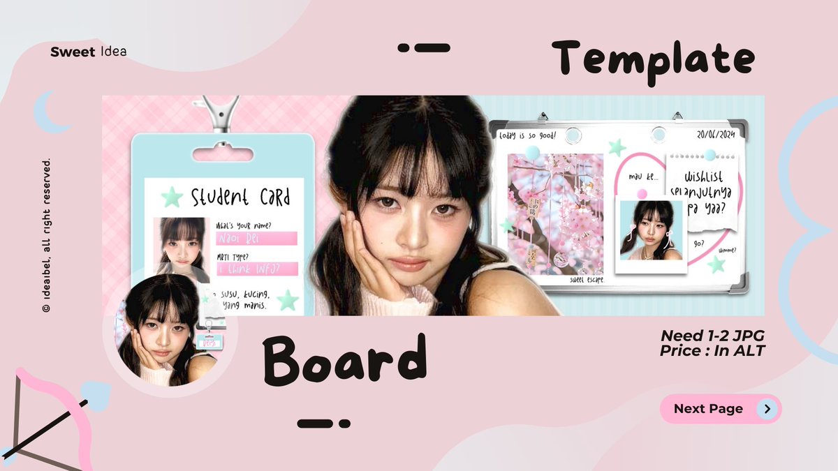 ideaibel's tweet image. any interactions are appreciated! 💘

halooo aku ada template layout yang bisa kalian take sekarang di dm aku! boleh tanya-tanya duluu kalau ada yang membingungkan, thank you so muchieee &amp;lt;3 

#zonauang #zonajajanᅠᅠᅠ