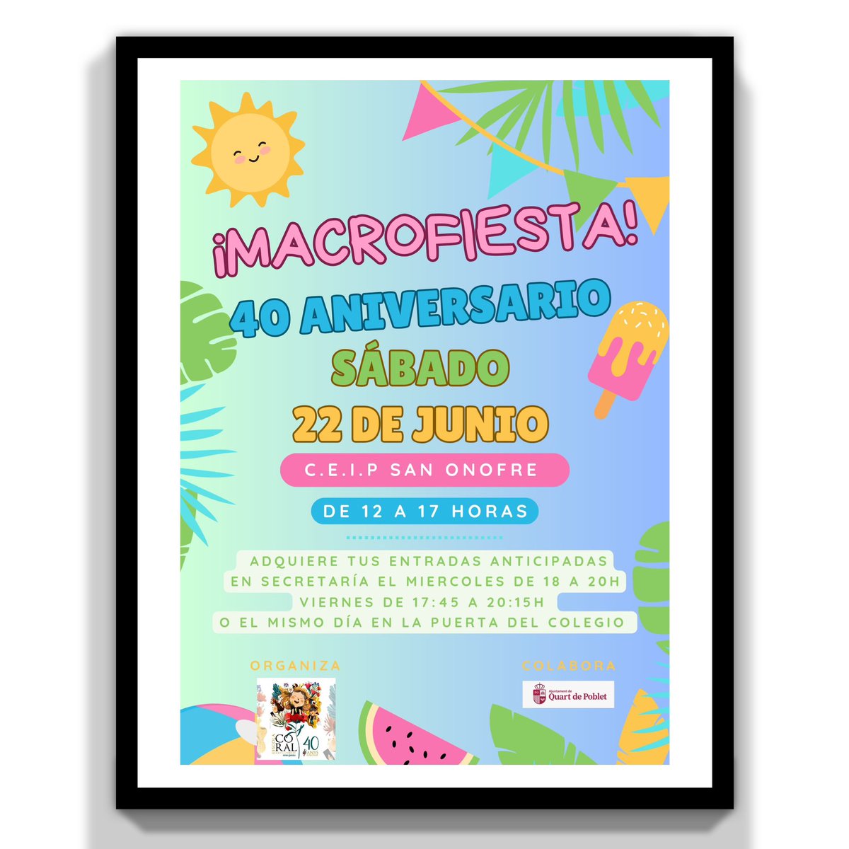 escolacoralvj's tweet photo. Hoy es el día #macrofiesta por el 40 aniversario de la Escola Coral. Nos vemos a las 12 en el colegio San Onofre. Os esperamos https://t.co/PR33ufzt0C