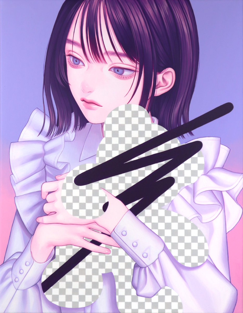 「キャンバスにアクリル450x359mm 」|紺野真弓 Mayumi Konnoのイラスト