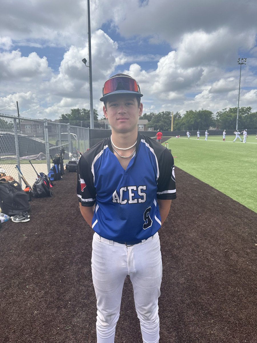 pps_tx_bluechip's tweet photo. Keller Aces 9, Express Baseball 2
#PoG Blake Lopez 2-3,  2 R, 2 RBI
Pitching Performance: Nate Pierson
4 H, 2 ER, 5 SO https://t.co/Dk1mj1Ucr2