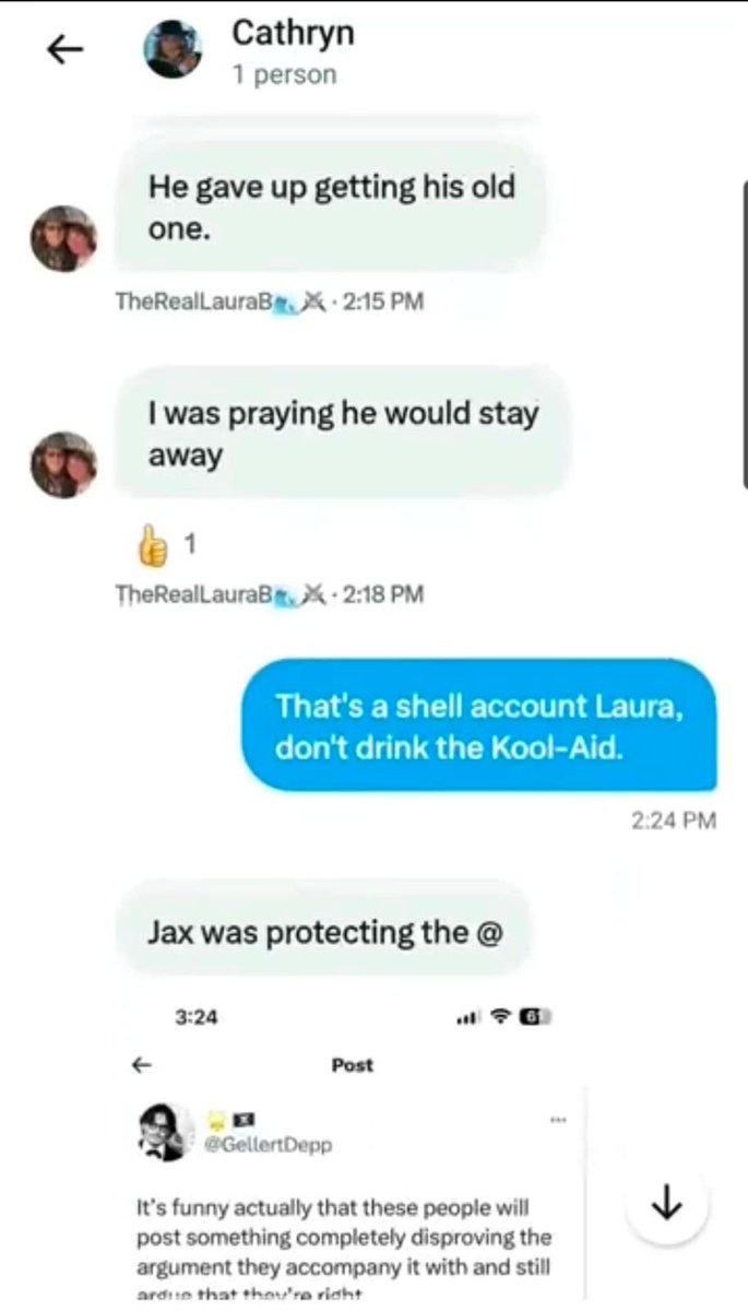 realLauraofOz's tweet photo. Then when Adam returned in Feb this is what Laura had to say. https://t.co/2TaIfcQUgn