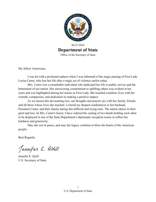 Department of State ❁ tweet media