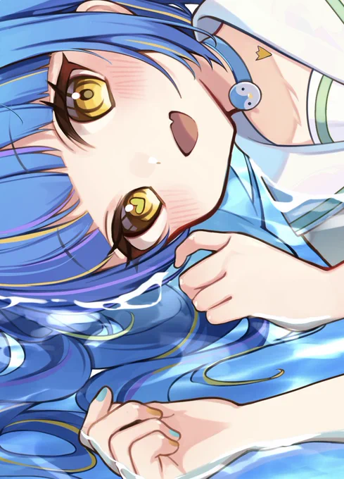 手と顔描くのが好き 