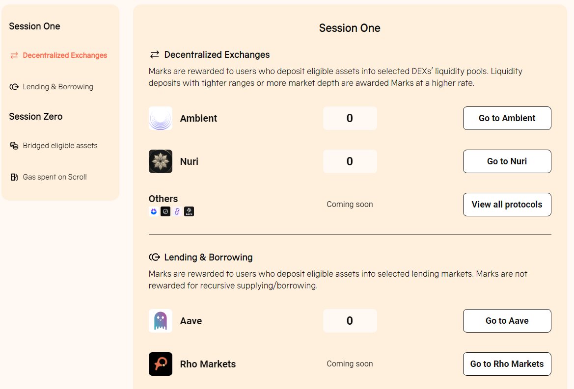 ☘️AIRDROP SCROLL SEANSON 1: CÁCH TỐI ƯU KẾT HỢP SĂN 4 AIRDROP LINEA
Season 1 của #Scroll tập trung và các Dapp #Defi, thay vì trước đây anh em chỉ cần bắc cầu (Chính hoặc phụ) sang Scroll là được tính điểm Mask, thì bây giờ anh em cần thực hiện các nhiệm vụ