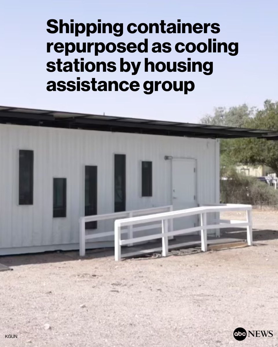 ABC's tweet photo. A housing assistance agency in one of the hottest regions in the country has found a sustainable way to provide relief from scorching temperatures. https://t.co/mstNuEST3l https://t.co/emSzduUhnH