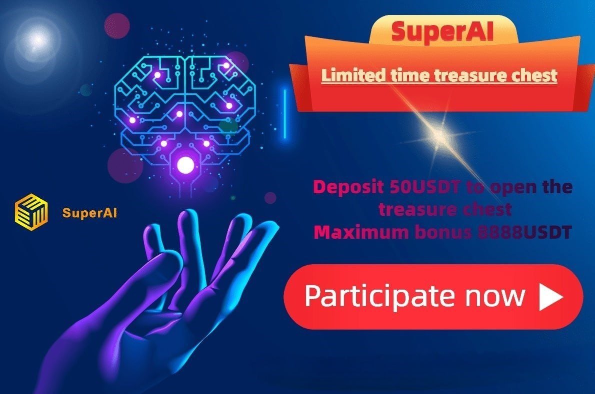 hizon_harry's tweet photo. 🚀【Super AI】Wealth Carnival Season is here! 🚀

Celebrate our milestone with the [Super Treasure Box] lucky draw event! Deposit today and enjoy a chance to win up to 8888 USDT!

🔹 Deposit 50 USDT: 1 draw
🔹 Deposit 100 USDT: 4 draws
🔹 Deposit 500 USDT: 9 draws
🔹 Deposit 1,000 USDT: 16 draws
🔹 Deposit 2,000 USDT: 25 draws
🔹 Deposit 4,000 USDT: 36 draws
🔹 Deposit 10,000 USDT: 49 draws
🔹 Deposit 20,000 USDT: 64 draws
🔹 Deposit 50,000 USDT: 81 draws
🔹 Deposit 100,000 USDT: 101 draws

📅 Event time: June 23-24, 2024 (ET)

Seize the opportunity and join the wealth feast! #SuperAI #WealthCarnival #CryptoRewards #LuckyDraw #8888USDT