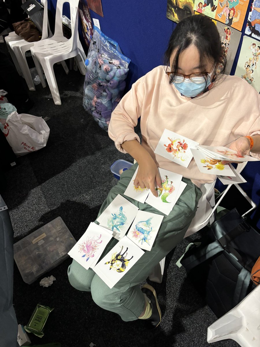 gonefishing_'s tweet photo. @hawberries_ exclusive behind the scenes pic of the artist hard at work https://t.co/ALcoRHOTn6