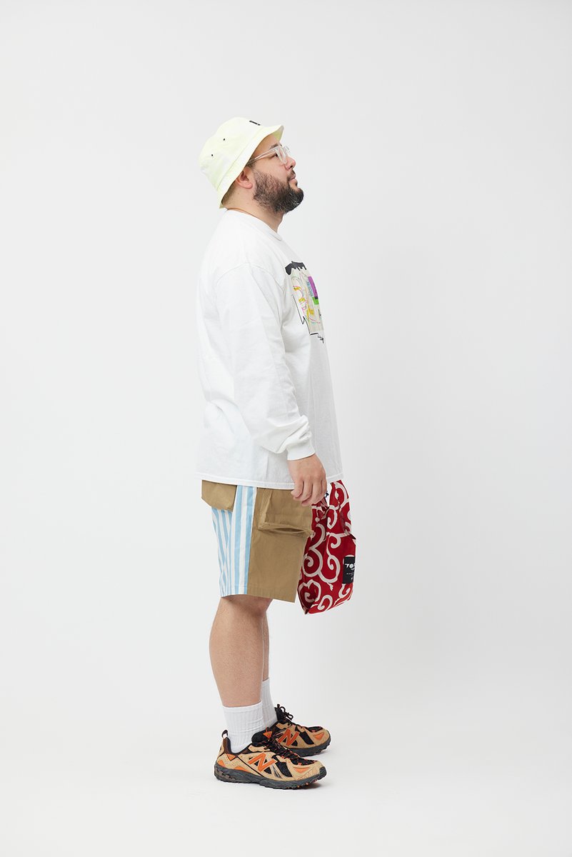 ＜残りわずか＞POSHBOY W POCKET SHORTS -BEIGE+STRIPE- こちらのカラーも各サイズ共に残りわずかとなりました☆ 再入荷はございませんので気になっていた方はどうぞお見逃しなく♪ 詳しくは→tonbow.com/collections/re…