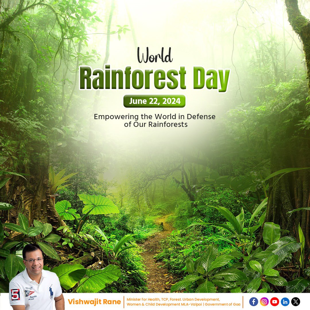 visrane's tweet photo. On this #WorldRainforestDay, let's celebrate and protect the lush rainforests that are home to countless species and vital to our planet's health. Every action counts in preserving these irreplaceable ecosystems.
#SaveOurRainforests https://t.co/JLYoaO8OFC