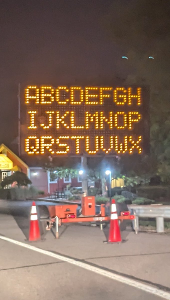 Helpful sign in my neighborhood tonight