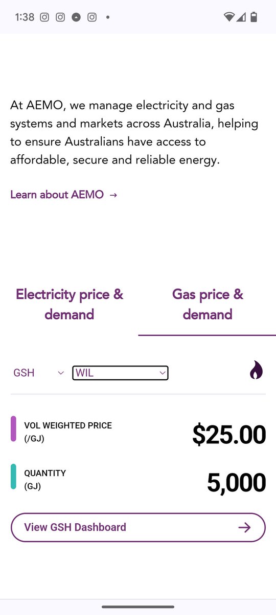 SkyPunter's tweet photo. @GrayConnolly @mattjcan Today Gas $25Gj in QLD 😱
Where has the $12Gj East Coast price cap gone?
@MadeleineMHKing https://t.co/MRMkSA5nSm