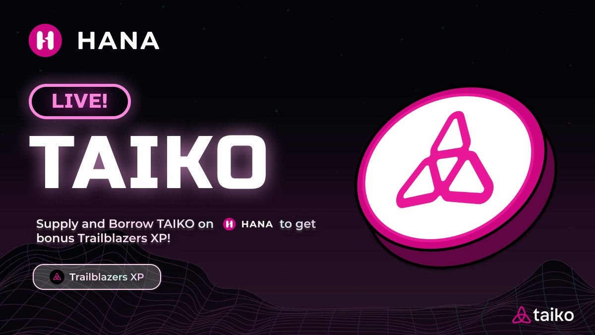 Hana Finance | Mainnet LIVE tweet media