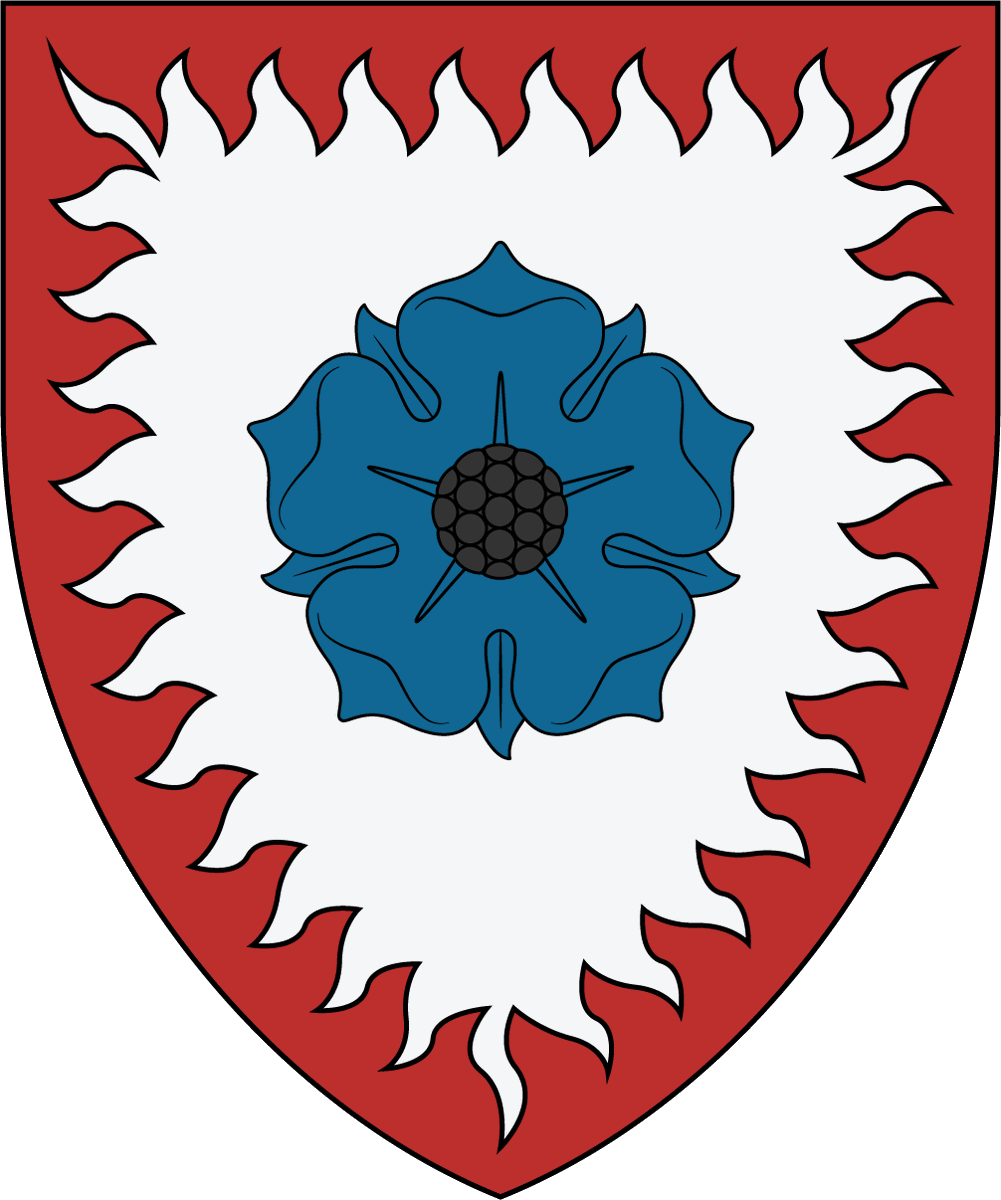TrizzardW's tweet photo. Lizzie said she isn't nobility, but that can't stop me from making a coat of arms for her. #BloodflameArt https://t.co/S4FgKkduRO
