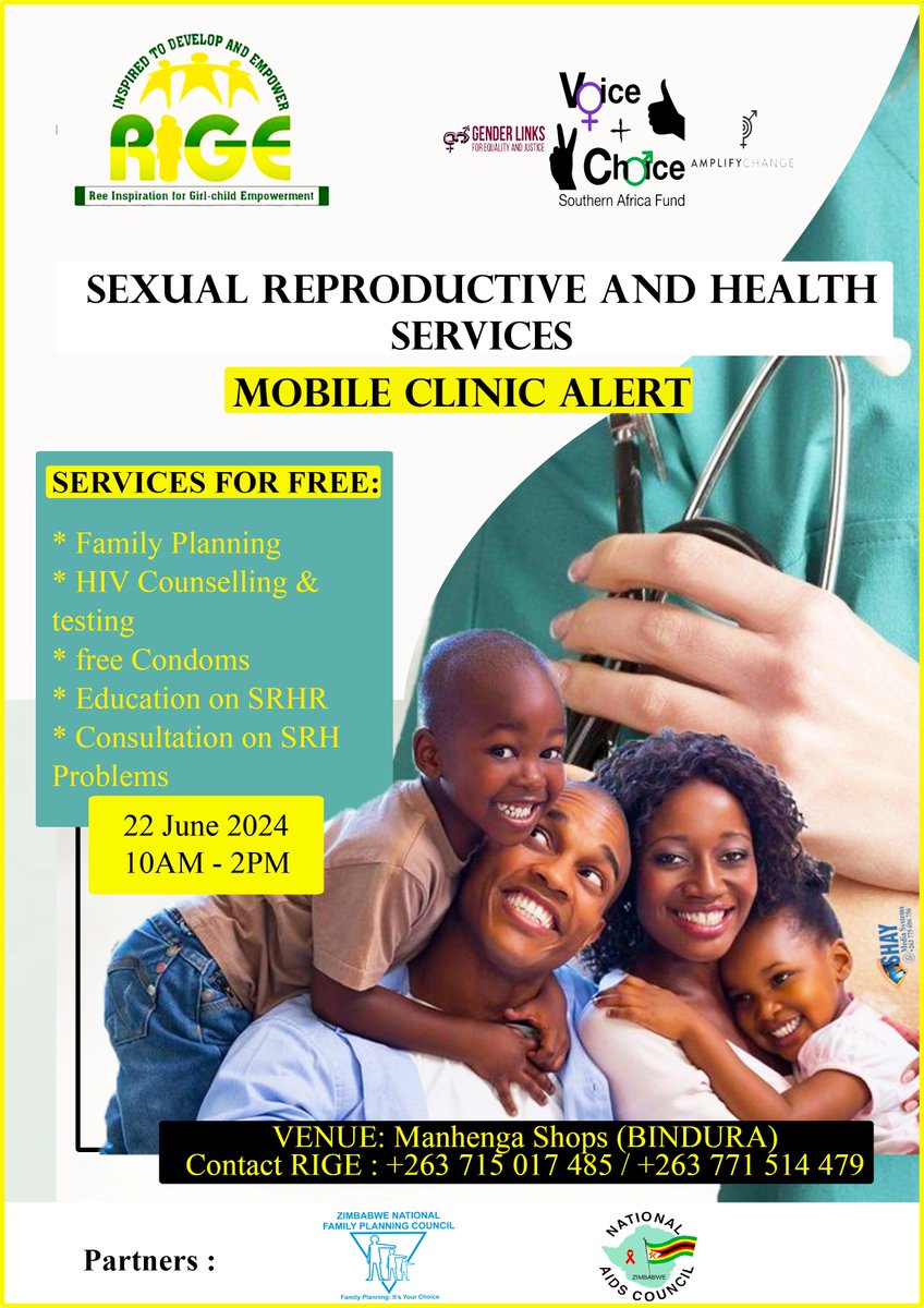 Ree Inspiration for Girlchild Empowerment (RIGE) (@ree_rige) on Twitter photo Today RIGE is taking #SRHR to the rural community of Bindura. The goal is ensuring all have access to these health services free of charge. <a href="/GenderLinks/">Gender Links</a> <a href="/naczim/">NAC Zimbabwe</a> <a href="/ZNFPCOfficial/">Zimbabwe National Family Planning Council</a> Today RIGE is taking #SRHR to the rural community of Bindura. The goal is ensuring all have access to these health services free of charge. <a href="/GenderLinks/">Gender Links</a> <a href="/naczim/">NAC Zimbabwe</a> <a href="/ZNFPCOfficial/">Zimbabwe National Family Planning Council</a>