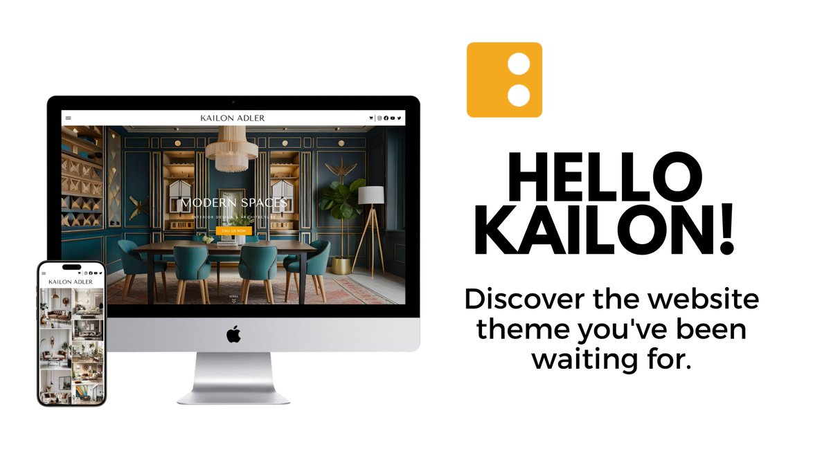 Introducing Kailon! 

Your website is the foundation of your brand's online presence.  The perfect theme for an elegant, modern look.

bludomain.com/kailon 

#WebDesign #Branding #Kailon #BluDomain #NewLaunch