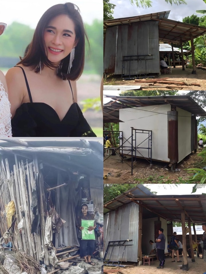 ขอบพระคุณ"พลอย เฌอมาลย์"ทำดีต่อเนื่องไม่โอ้อวด 
บริจาคเงินสร้างบ้านให้ผู้ยากไร้ หลังที่173 อนุโมทนาบุญด้วยนะคะ ให้กับป้าหน่อย คำออน เลขที่19 ม.ห้วยทราย ต.แม่ยวม อ.แม่สะเรียง จังหวัดแม่ฮ่องสอน โดยบ้านหลังนี้คุณป้าท่านอาศัยอยู่ร่วมกับหลานชายและหลานสาวรวมทั้งหมด 3 ชีวิต #อนุโมทามิ