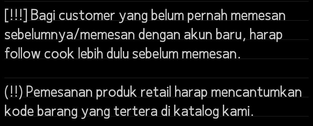 TODAY'S STAFFS
• Cook &amp; Clerk: <a href="/morcobalt/">령.</a>
• Delivery: <a href="/lucgubrious/">SANGWOOK﹑경</a>

ㅡ Kami mengubah sistem pemesanan, silakan langsung menghubungi cook yang bertugas untuk memesan!