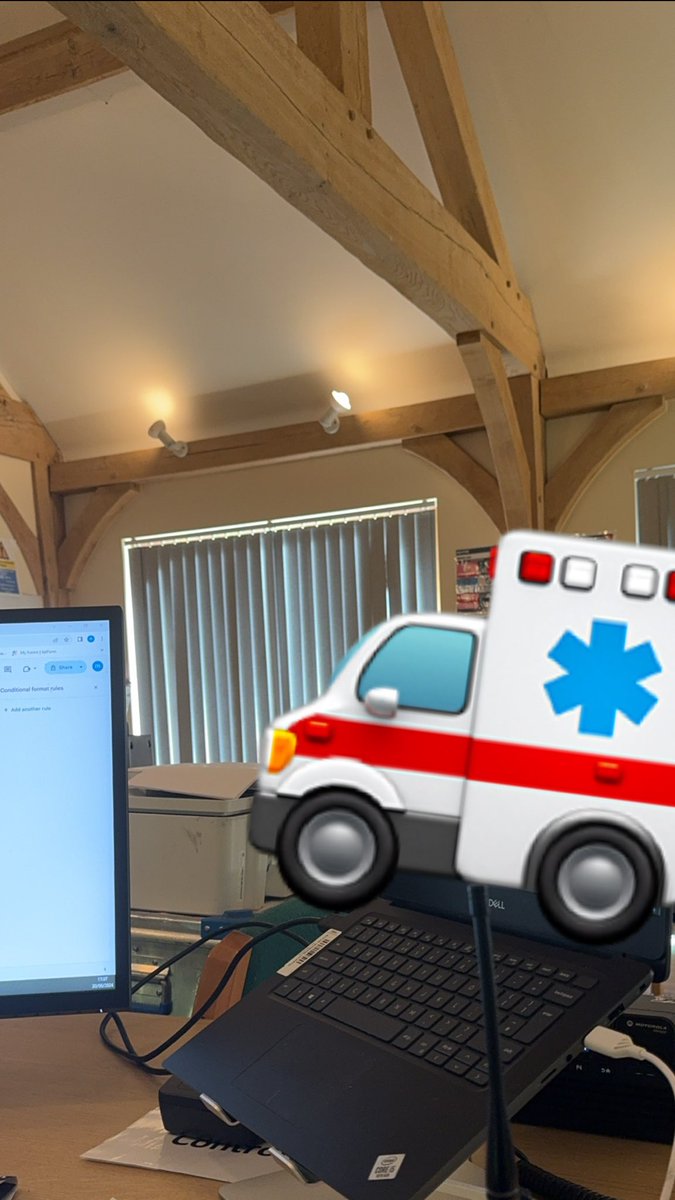 Could be in worse places for an event control room! 
It comes with a big fridge and unlimited tea and coffee!