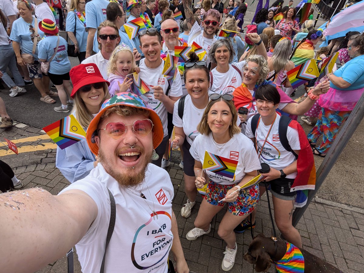 Today the Coleg Gwent team are at the Pride Cymru, such an amazing day! 🌈 ☀️ #PrideCymru2024

We were so thrilled to join the parade, celebrating the LGBT Community and help raise awareness 🏳️‍🌈 🎉

Learn more:
coleggwent.ac.uk/diversity