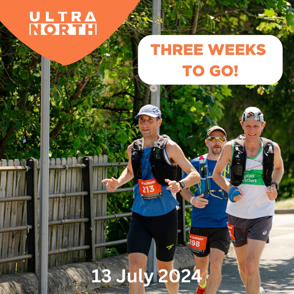 There's three weeks to go until #UltraNorth!🤩

There's still time to sign up for our 25k distance but be quick, entries are closing soon!🏃‍♂️👉 ultraldn.co.uk/0kb
