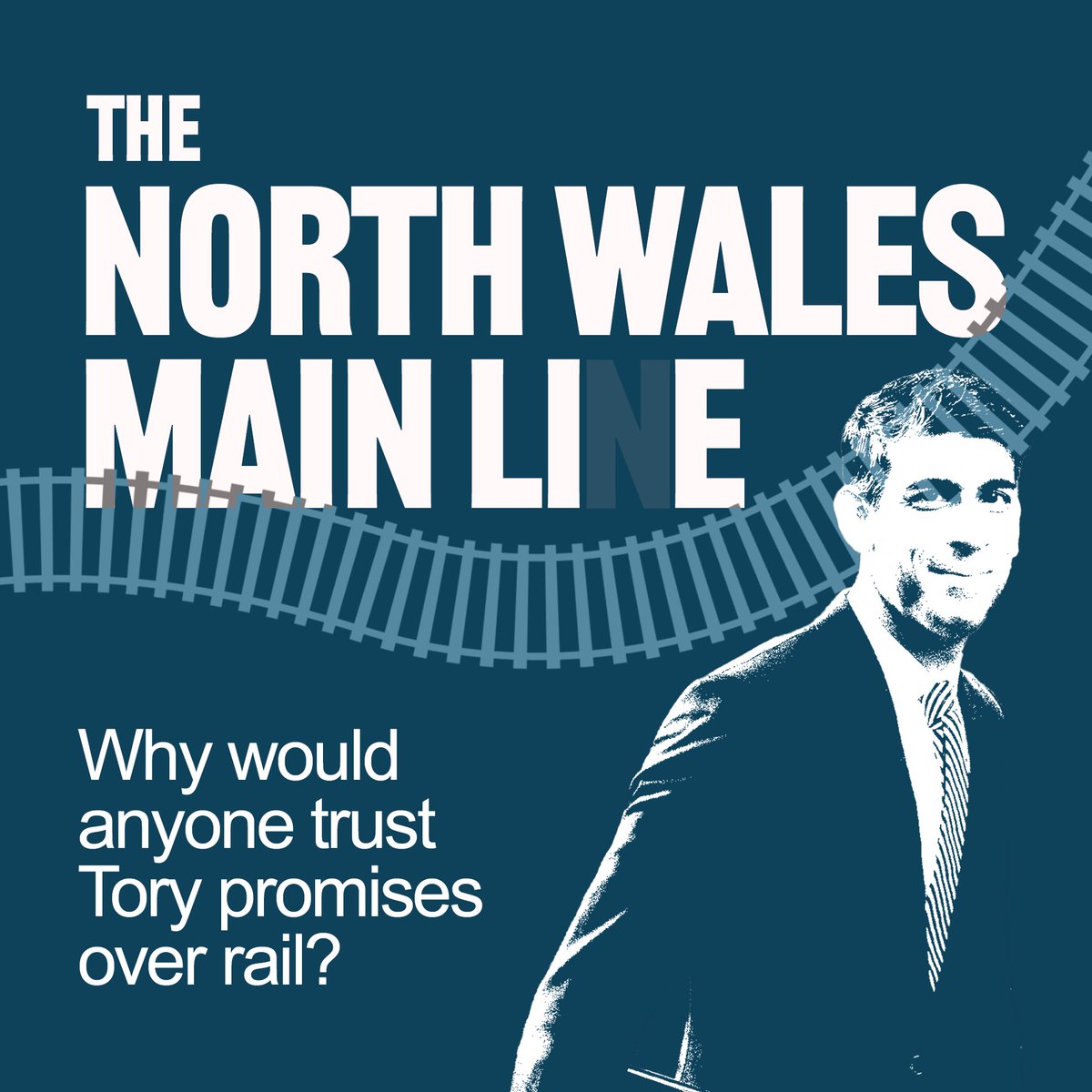 The Tories promised to electrify the South Wales mainline. It never happened.

Now their pledge to electrify the North Wales mainline is already falling apart.

Mark our words: Tory manifesto commitments over rail investment won't happen.