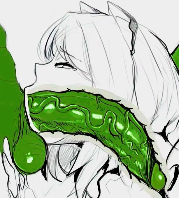 After a long night helping the orc with the chores, you offered to help him… de-stress~