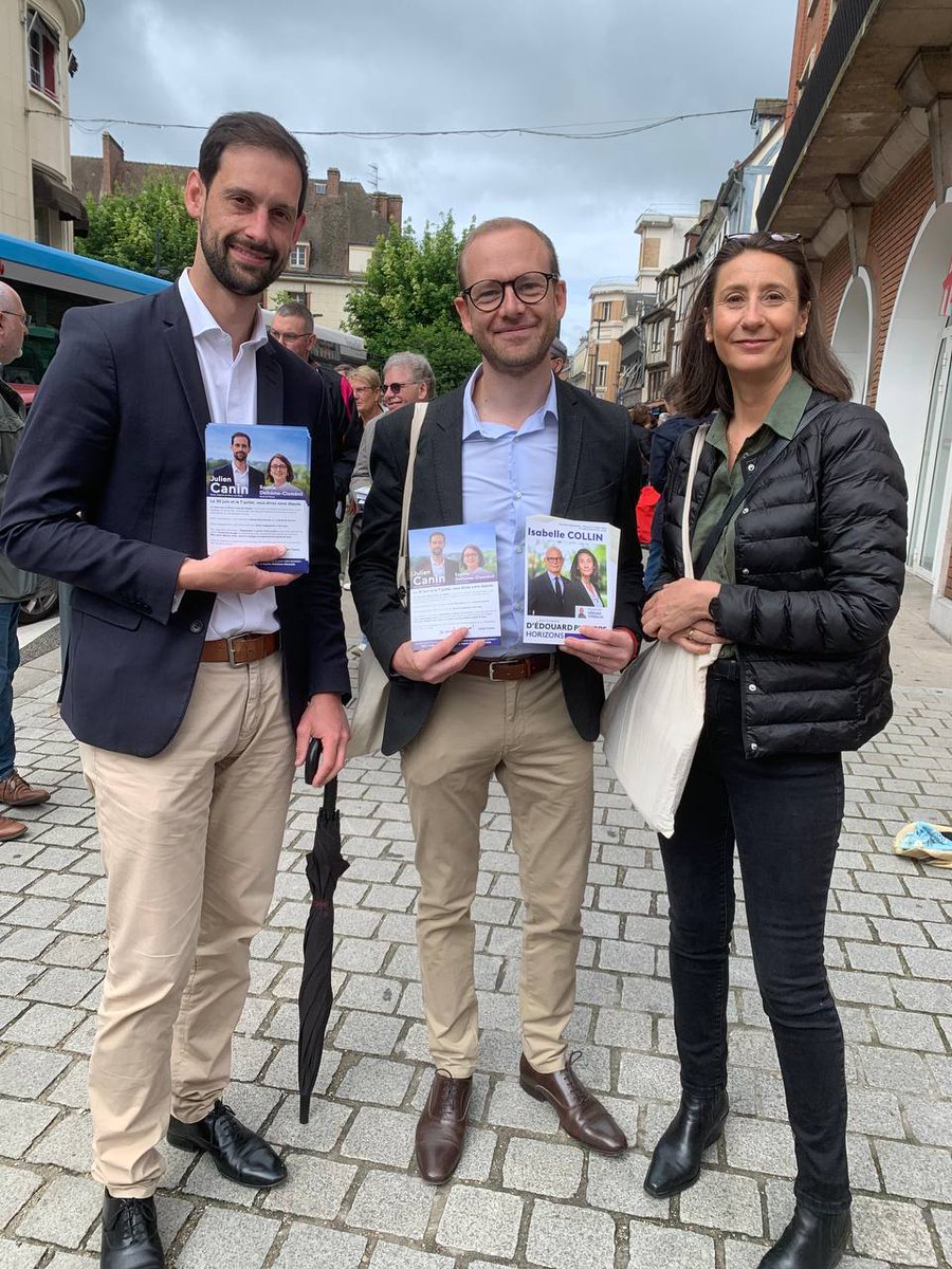 Belle matinée sur le marché d'#Evreux avec nos 2 candidats <a href="/Julien_Cnn/">Julien CANIN</a> (1ère circo) et <a href="/CollinIsabelle5/">Isabelle Collin</a> (2ème circo)!
#EnsemblepourlaRépublique dans l'#Eure! 
#circo2701 #circo2702