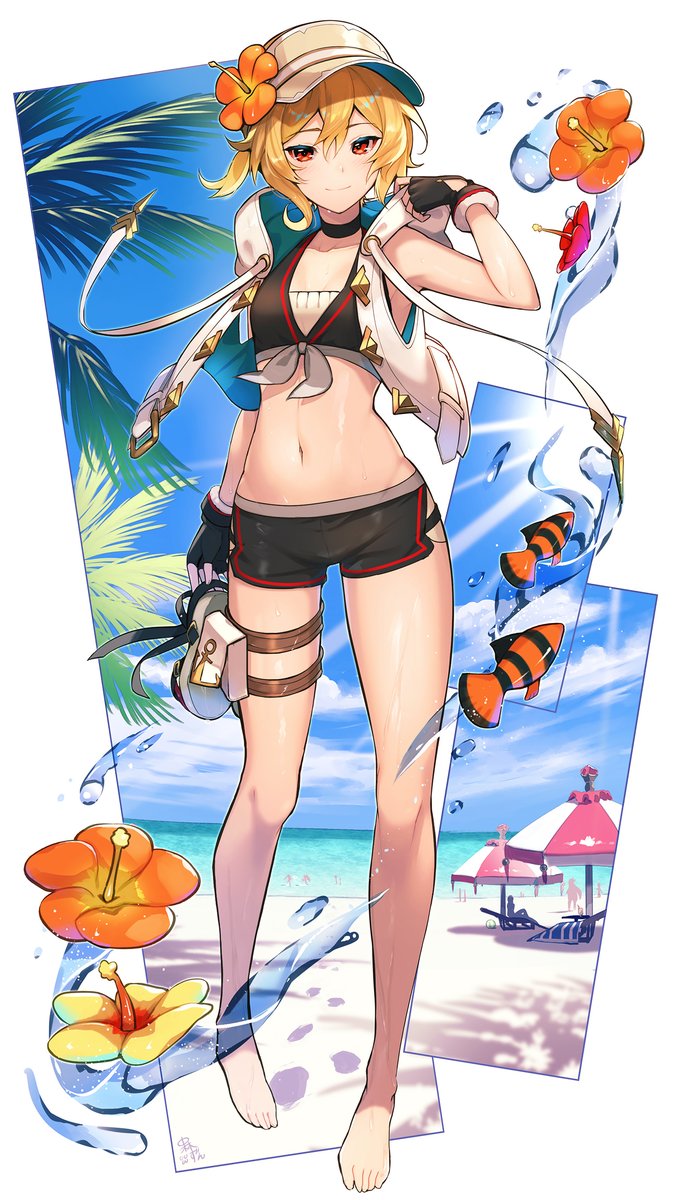 zunbayasi's tweet photo. ドラガリ水着再掲シャノンとムム https://t.co/6iXjgOjqOA