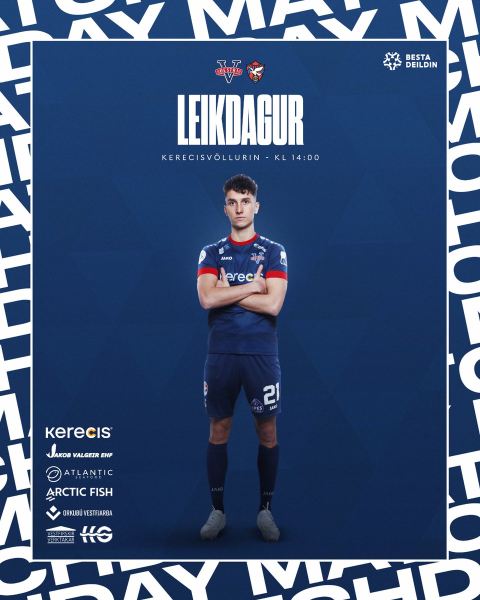 Leikdagur! Það er komið að því fyrsti heimaleikur í Bestu deildinni. Hlökkum til að bjóða ykkur velkomin á Kerecisvöllinn.
🆚 Valur
⏰ Dagskrá hefst 13:00
🏟️ Kerecisvöllurinn
🎟️ Stakur miði: stubb.is/events/olEqPb
📺 Stöð2 sport.