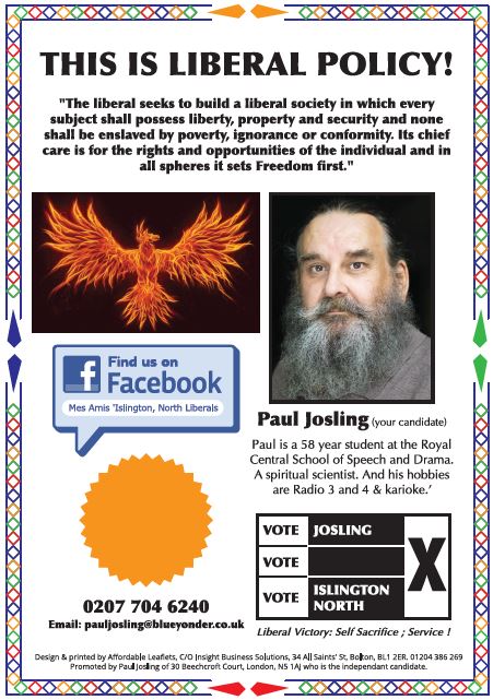 SGrahamg5's tweet image. A record number of Ind. standing nationally #generalelection2024 #voterid - Paul Josling in Islington North for instance - NB Paul is not an official #liberal candidate but we welcome the widest possible choice at the ballot