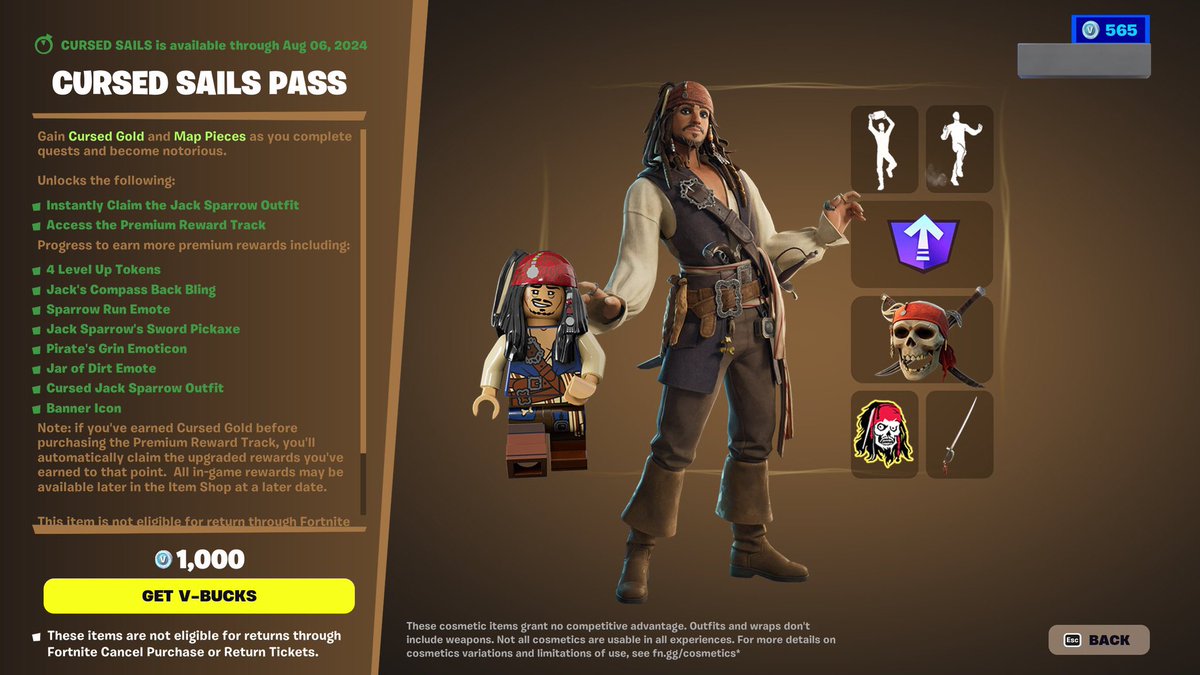 Castgfishy (@castgfishy) on Twitter photo I’ll Give 1000 Fortnite Vbucks for *NEW* Captain Jack Sparrow Mini Battle Pass to Someone who:
- Like and Retweet
- Follow Me <a href="/Castgfishy/">Castgfishy</a> + Turn 🔔 ON.
Ends in 24 Hours.
#Fortnite #Disney I’ll Give 1000 Fortnite Vbucks for *NEW* Captain Jack Sparrow Mini Battle Pass to Someone who:
- Like and Retweet
- Follow Me <a href="/Castgfishy/">Castgfishy</a> + Turn 🔔 ON.
Ends in 24 Hours.
#Fortnite #Disney