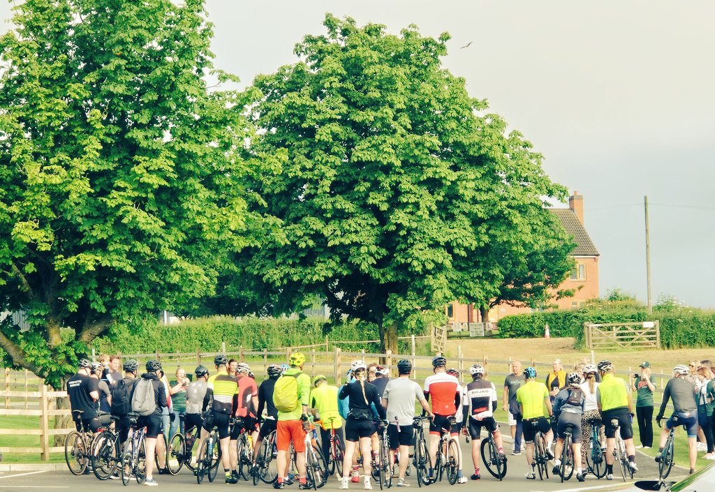 KananiTrisha's tweet photo. Cyclists setting off for the 8th Pancreatic &amp; Liver Cancer Research 100 miles charity bike ride

Leicester ➡️ Hunstanton
 
@HpbLeicester 

To donate:
https://t.co/m9aEOl478R https://t.co/xmJhJJyFqj