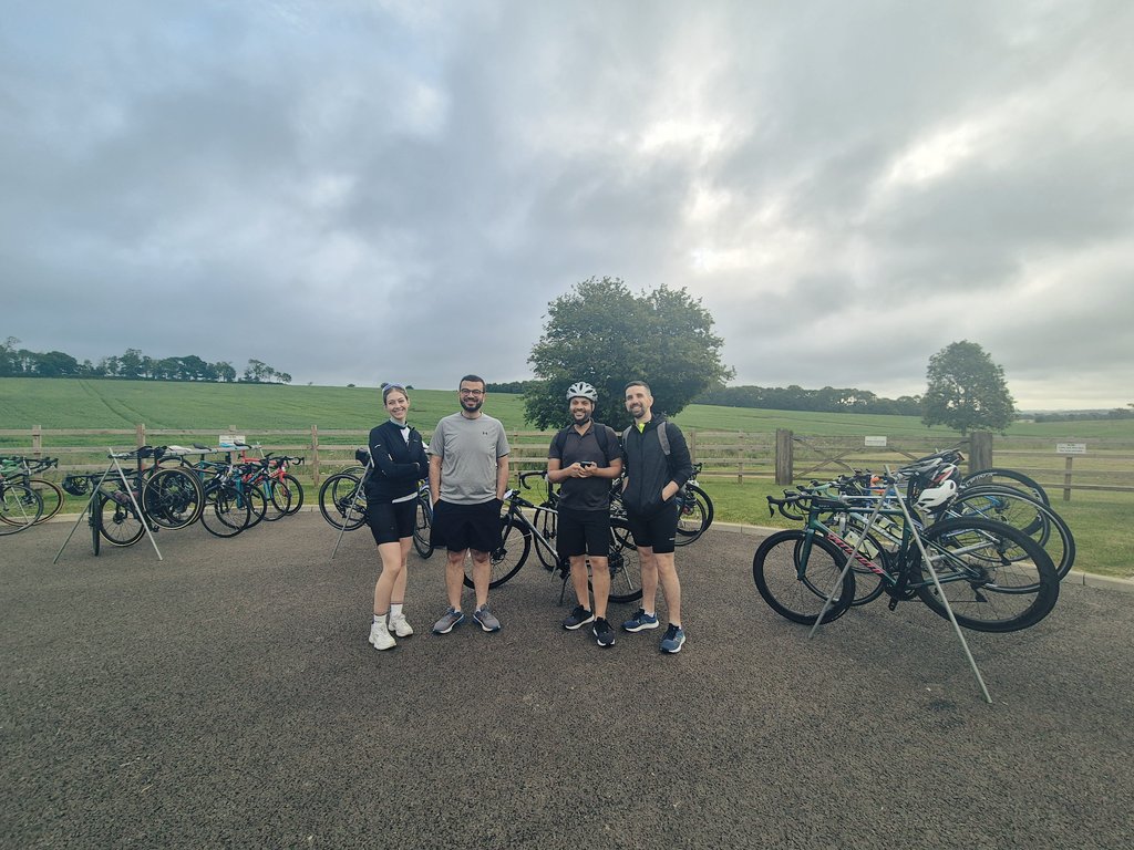 KananiTrisha's tweet photo. Cyclists setting off for the 8th Pancreatic &amp; Liver Cancer Research 100 miles charity bike ride

Leicester ➡️ Hunstanton
 
@HpbLeicester 

To donate:
https://t.co/m9aEOl478R https://t.co/xmJhJJyFqj