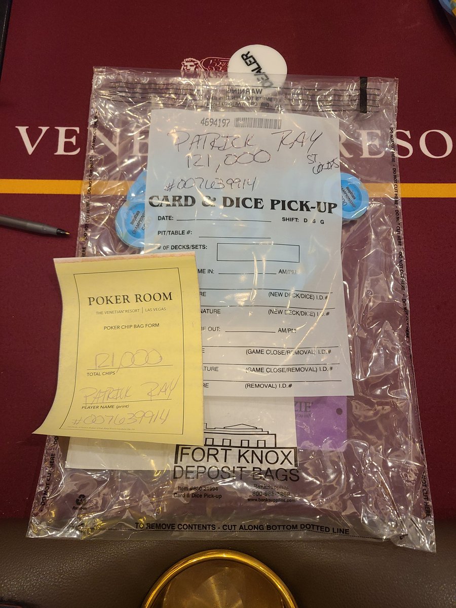 Crawled into the $ <a href="/VenetianPoker/">Venetian Poker Room</a> Seniors on 1 bullet after being card dead for the last 3 hours.   Day 2 is Sunday w 12bbs.  WSOP MIlly Maker tomorrow.  <a href="/jakacoaching/">Jakacoaching 🎓</a>